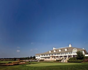 The Geneva National clubhouse is a hub of activity, and fittingly stately for the big-name architects that designed the three courses there. 