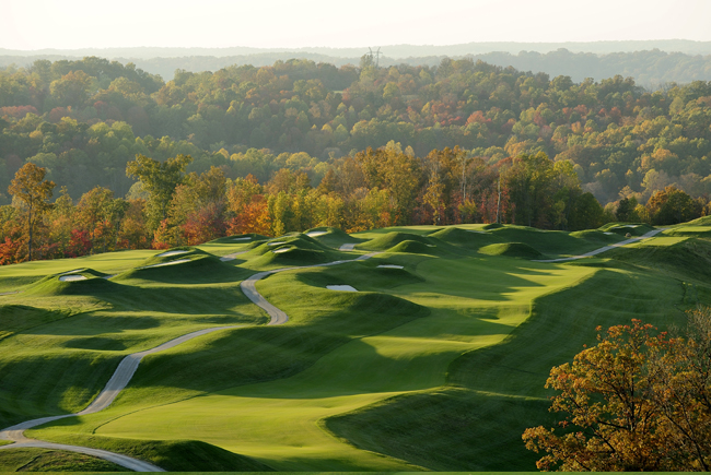 The Pete Dye Course at French Lick Resort is one of the Midwest's very best, especially this time of year.
